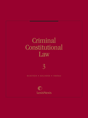 cover image of Criminal Constitutional Law